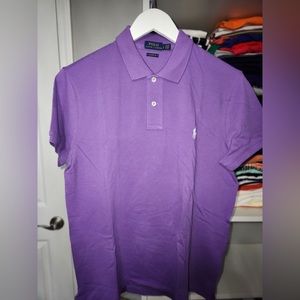 Classic Women’s Short Sleeve Ralph Lauren Polo Purple size Large